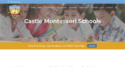 Desktop Screenshot of castlemontessori.com
